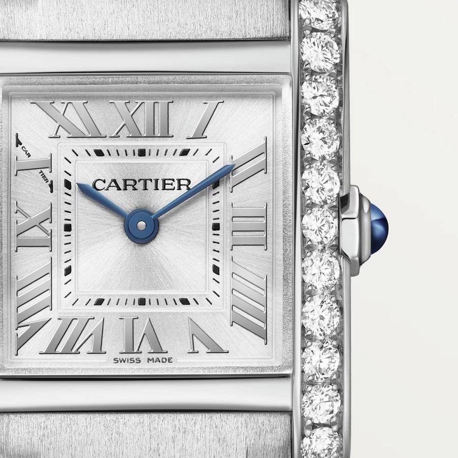 Đồng Hồ Cartier Tank Française Small Watch Nữ Xám